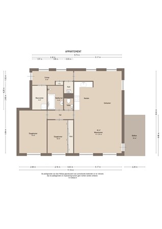 Floorplan - Affuithof 7, 4201 MA Gorinchem